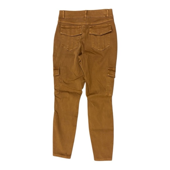 Spanx Stretch Twill Ankle Cargo Pants In Honey Glow Size Medium Petite $128 NWT - Picture 6 of 12